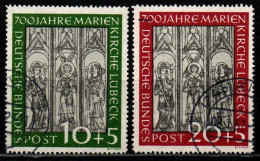 Bund 1951 - Mi.Nr. 139 - 140 - Gestempelt Used - Used Stamps