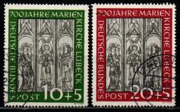 Bund 1951 - Mi.Nr. 139 - 140 - Gestempelt Used - Gebraucht