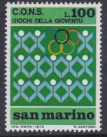 Youth Games - 1973 - Unused Stamps