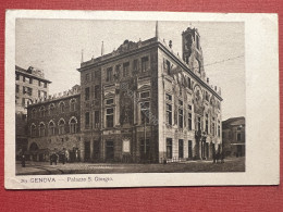 Cartolina - Genova - Palazzo S. Giorgio - 1929 - Genova (Genua)