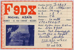 Ad9061 - FRANCE - RADIO FREQUENCY CARD   - 1954 - Radio