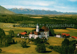 73752420 Steingaden Allgaeu Wieskirche Fliegeraufnahme Steingaden Allgaeu - Other & Unclassified