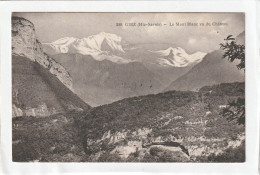 CPA :  14 X 9  -  GIEZ.  -  Le  Mont Blanc Vu Du Château - Andere & Zonder Classificatie