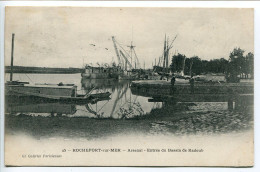 Militaria * CPA Voyagé 1904* ROCHEFORT Sur MER Arsenal Entrée Du Bassin De Radoub (bateaux) Cliché Galeries Parisiennes - Rochefort