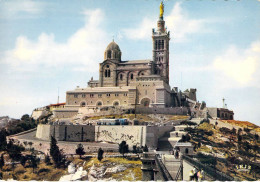 13 - Marseille - Notre Dame De La Garde - Notre-Dame De La Garde, Aufzug Und Marienfigur