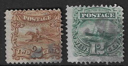 Etats-Unis YT N° 30 Et N° 34 Oblitérés. TB - Used Stamps