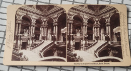 L'escalier, Grand Opéra, Paris, France. Underwood Stéréo - Stereoscoopen