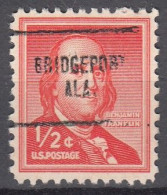 USA LOCAL Precancel/Vorausentwertung/Preo From ALABAMA - Bridgeport - Type: 704 - Precancels