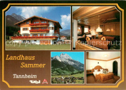 73752338 Tannheim Tirol Landhaus Sammer Gaststube Zimmer Panorama Tannheim Tirol - Autres & Non Classés