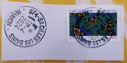 FRANCE 2024  FLEURS & PAPILLONS - ÉMILE-ALLAIN SÉGUY Oblitere REUNION Cachet Rond 2023 - Used Stamps