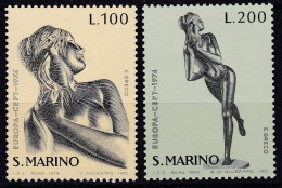 Europa, Sculptures - 1974 - Unused Stamps