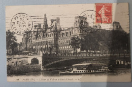 DPT 75 - Paris - L'Hôtel De Ville Et Le Pont D'Arcole - Ohne Zuordnung