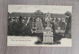 Potsdam : Schloss Sanssouci Mit Denkmal Friedrich Der Große (a) - Potsdam
