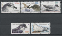 TAAF 2009 N° 530/534 ** Neufs MNH Superbes C 11 € Faune Oiseaux Pétrel Birds Fauna Animaux - Nuovi