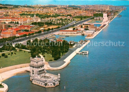 73751900 Lisboa Torre De Belem Jeronimos E Infante Fliegeraufnahme Lisboa - Autres & Non Classés