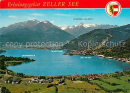 73751892 Zell See Fliegeraufnahme Mit Thumersbach Schuettdorf Kitzsteinhorn Zell - Altri & Non Classificati