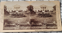 Le Palais Du Président, Washington, Etats Unis.  Underwood Stéréo - Stereoskope - Stereobetrachter