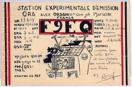 Ad9067 - FRANCE - RADIO FREQUENCY CARD   - 1947 - Radio