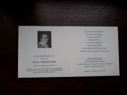 Rosa Vermander ° Zwevezele 1930 + Brugge 2008 X Godfried Tack (Fam: Vanlaere-Daldini-Vanderplancke-Pecceu-Temmerman) - Obituary Notices