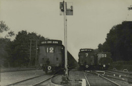 Reproduction - Chantilly Côté Paris - Train De Courses - Voie Banalisée, 1924 - Eisenbahnen