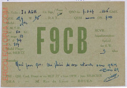 Ad9068 - FRANCE - RADIO FREQUENCY CARD   - 1947 - Radio