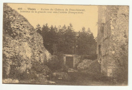 Theux Ruines Du Chateau De Franchimont Interieur De La Grande Cour Vers L' Entrée Htje - Theux