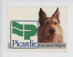 Autocollant "Picardie Une Sacrée Région" Chien - Picardie