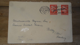 Enveloppe DANEMARK, Kobenhavn, Cenored To France - 1943   ......... Boite1 ...... 240424-84 - Brieven En Documenten