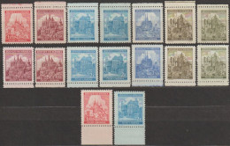 009/ Pof. 57-61, Basic Colors, Border Stamps - Nuovi