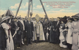 EL HATILLO (Panama) : Laying Corner Stone Of Government Building For National Exposition - President Porras - Panamá