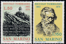 Niccolò Tommaseo - 1974 - Unused Stamps