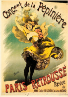 CPM-Affiche Illustrateur Alfred Choubrac "PARIS RETROUSSÉ" Spectacle Cabaret  Concert De La PÉPINIÈRE  Erotisme - Cabarets