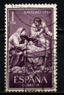 SPAGNA - 1961 - NATALE: DIPINTO DI JOSE' GINES - USATO - Oblitérés