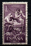 SPAGNA - 1961 - NATALE: DIPINTO DI JOSE' GINES - USATO - Used Stamps