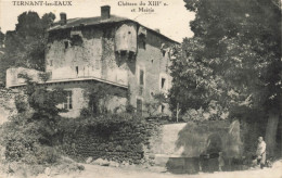 63 Ternant Les Eaux  Chateau Et Mairie - Sonstige & Ohne Zuordnung