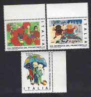 Italia, Italy, Italien, Italie 1979; Disegni Per Bambini, Drawings For Kids In Giornata Del Francobollo, Serie Completa. - Altri & Non Classificati