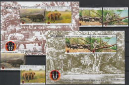Sri Lanka  2007  Udawalawe National Park,Animals  Set & Sheets MNH - Autres & Non Classés