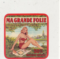 G G 329 /  ETIQUETTE DE FROMAGE  - MA GRANDE FOLIE FABRIQUE PAR GILLES ET GROS  TOURNAN   S. M. - Cheese
