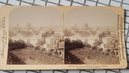 L'église Sts. Anne Et La Mosquée D'omar, Jerusalem. Underwood Stéréo - Visionneuses Stéréoscopiques