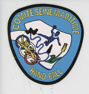 Autocollant "Comité Seine-Maritime" Hand-Ball (sport Joueur Léopard Blé) 10X9 - Andere & Zonder Classificatie