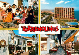 73751493 Torremolinos ES Folkloretruppe Hotel Ristorante Chino Bambu Strassencaf - Autres & Non Classés