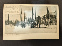 [BB] Nordiska Spelen - Militärtäflingarna -- Stockholm 1901. Used. - Svezia