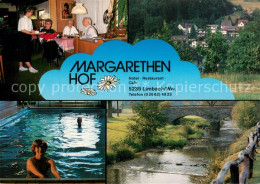 73751460 Limbach Westerwald Margarethen Hof Hotel Restaurant Gaststube Hallenbad - Autres & Non Classés