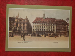 Carte   DRESDEN ALTMARKT MIT RATHHAUS - Dresden