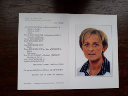 Nancy Bouckenhove ° Roeselare 1965 + Roeselare 2009 (Fam: Detaevernier-Cornillie-Ingels-Vanrobaeys-Colpaert-Lewandowska) - Todesanzeige