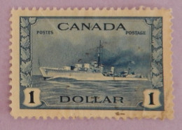 CANADA YT 218 OBLITÉRÉ "DESTROYER IROQUOIS" ANNÉES 1943/1948 - Used Stamps