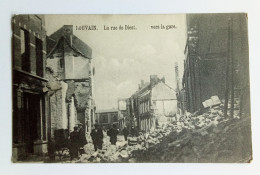 Louvain 1914.  La Rue De Diest, Vers La Gare.  Première Guerre Mondiale. Eerste Wereldoorlog. - Leuven