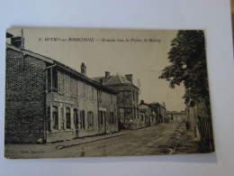 MARNE- GIVRY EN ARGONNE-6-GRANDE RUE  LA POSTE LA MAIRIE - Givry En Argonne