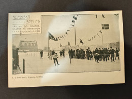 [BB] Nordiska Spelen - Täflan Om Master-- Skapet Pa Skridskor -- Stockholm 1901. Used. - Sweden