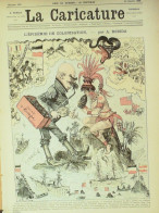La Caricature 1885 N°305 Epidémie De Colonisation Robida Sorel Trock Lockroy Par Luque Job - Tijdschriften - Voor 1900